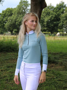 Animo wedstrijdshirt lange mouwen dames Bowling Azzurro