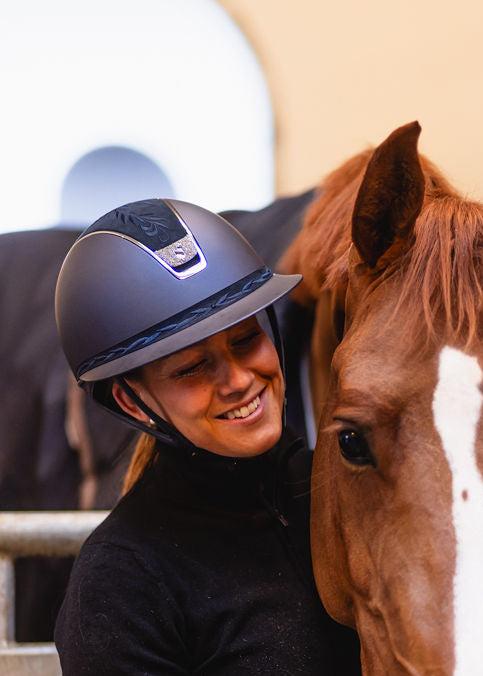 Samshield Paardrijhelm Miss Shield 2.0 shadowmatt Custom Made