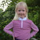 RG wedstrijdshirt Jacquard lange mouw meisjes Roze