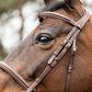 Harnais TRUST Hunter Kentucky boucle en argent Marron