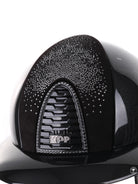 Kep Italia Paardrijhelm Cromo 2.0 Diamond Polo Klep Zwart Shaded Silver Insert Swarovski Frame