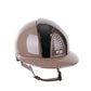 Kep Italia Paardrijhelm Cromo 2.0 Diamond Polo Klep Taupe Mirror Black Insert
