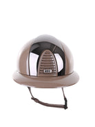 Kep Italia Paardrijhelm Cromo 2.0 Diamond Polo Klep Taupe Mirror Black Insert