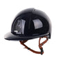 Kep Italia Paardrijhelm Smart Polish Polo Klep Blauw Beige Kinband