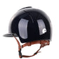 Kep Italia Paardrijhelm Smart Polish Polo Klep Blauw Beige Kinband