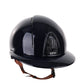 Kep Italia Paardrijhelm Smart Polish Polo Klep Blauw Beige Kinband