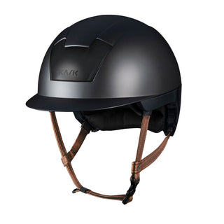 Kask Kooki Black Shadow Lichtbruine Kinband
