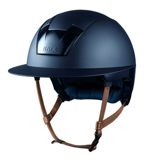 Kask Kooki Lady Mat Navy Lichtbruine Kinband