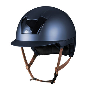 Kask Kooki Mat Navy Lichtbruine Kinband