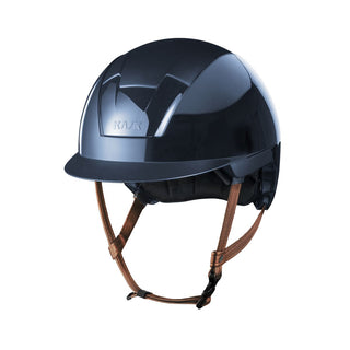 Kask Kooki Shine Navy Lichtbruine Kinband