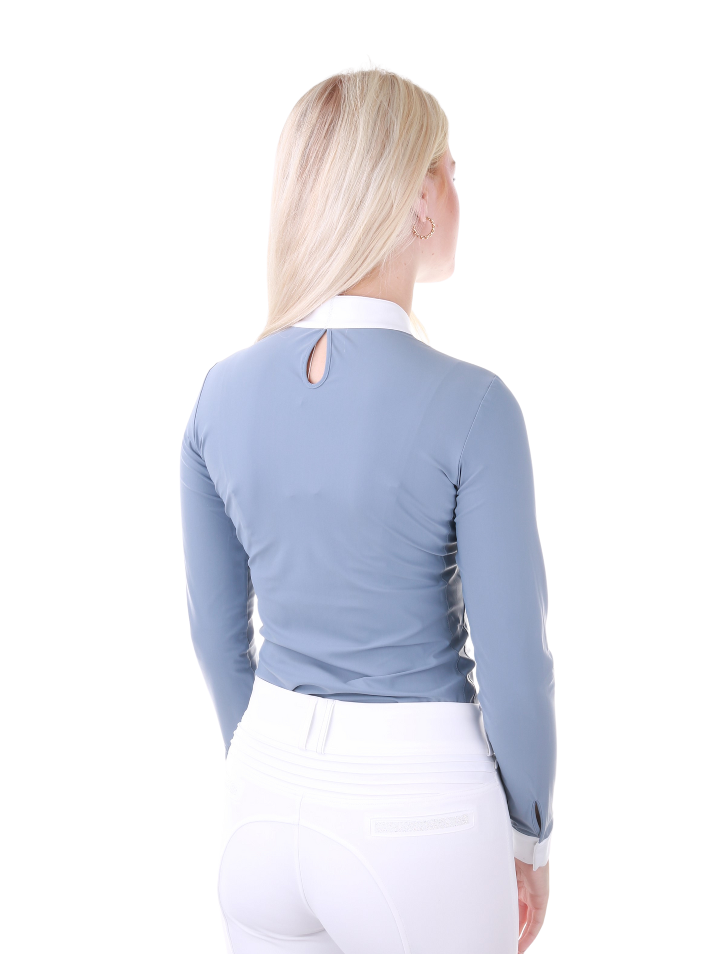 Samshield Wedstrijdshirt Lange Mouwen Dames Louisella Dusty Blue