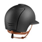 Kep Italia Paardrijhelm Cromo 2.0 Matt Zwart Beige Kinband