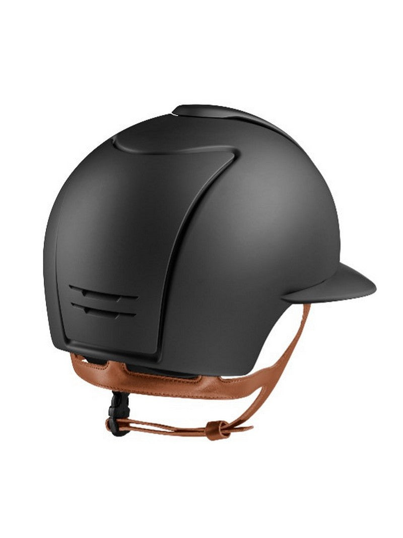 Kep Italia Paardrijhelm Cromo 2.0 Matt Zwart Beige Kinband
