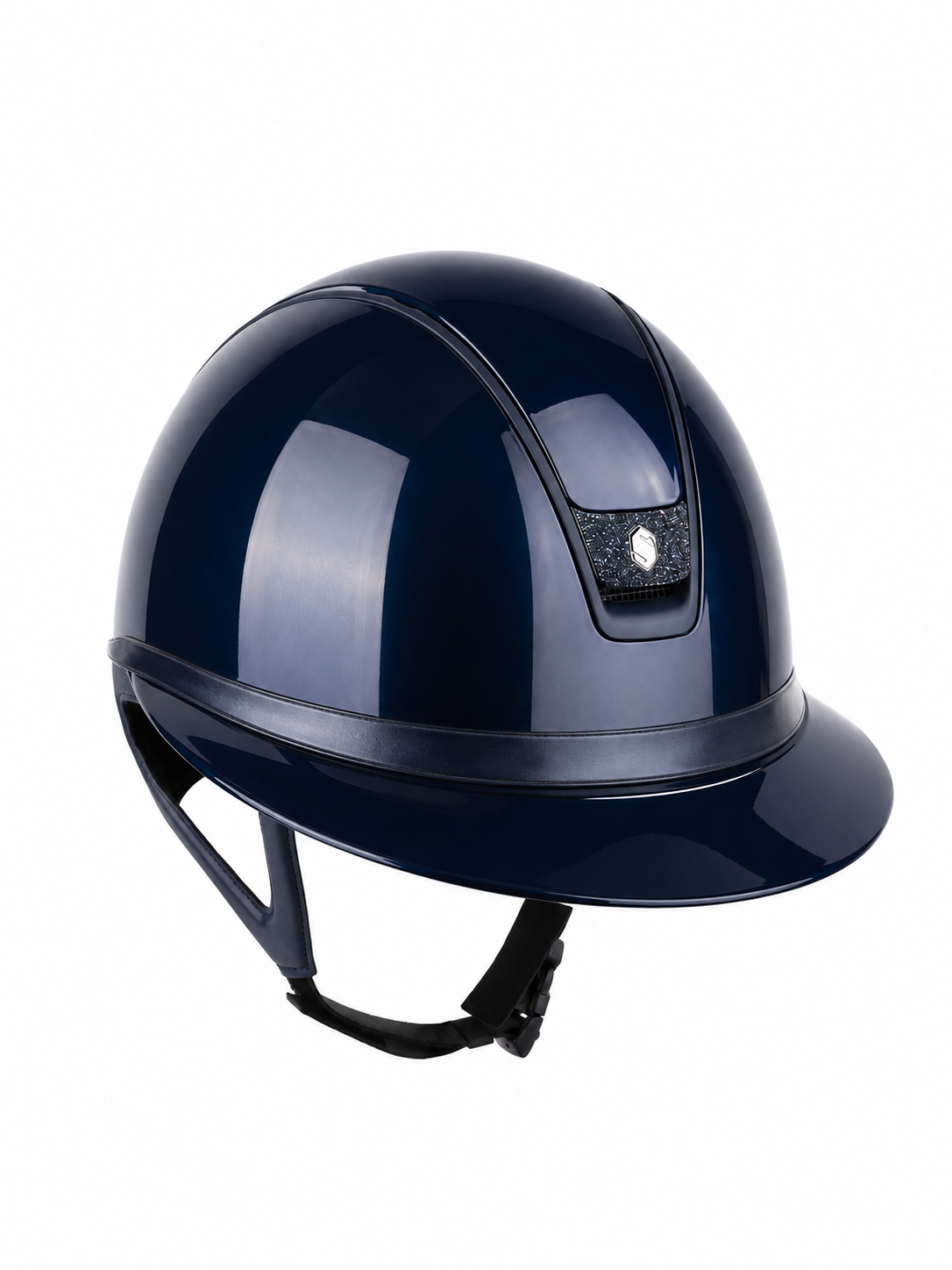 Samshield 2.0 Paardrijhelm Miss Shield Shadowglossy Navy Crystal Blazon Paradise Shine Navy