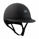 Samshield 2.0 Paardrijhelm Miss Shield Shadowmatt Flower Swarovski FB Zwart Zwart