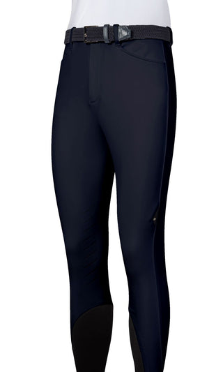 Equiline winter rijbroek heren knie grip Wrentk Navy