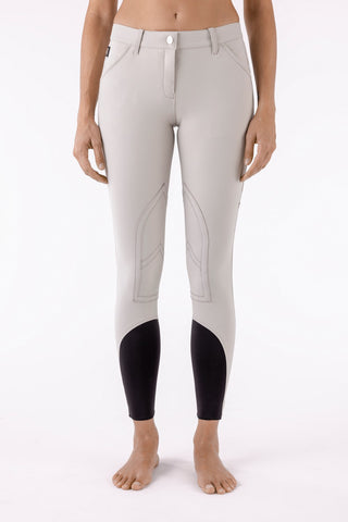 Pantalon d'équitation Equiline pour femmes, genouillères Boston Beige