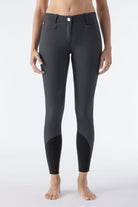 Equiline rijbroek dames knie grip Eqash Night Grey
