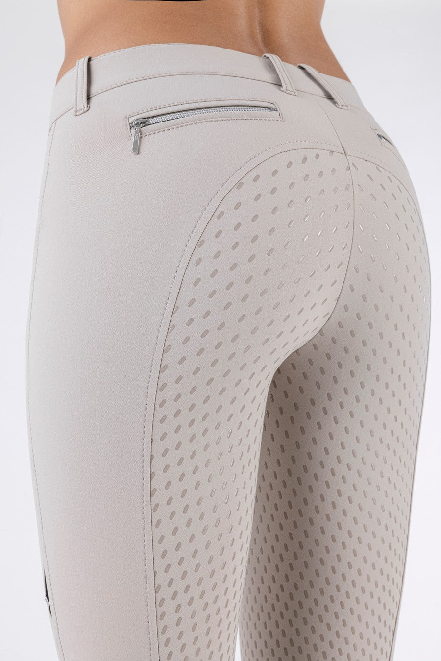 Equiline rijbroek dames full seat X-Grip Cedar beige