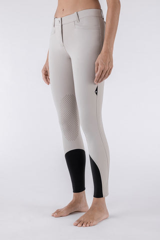 Equiline rijbroek dames knie grip Ash beige