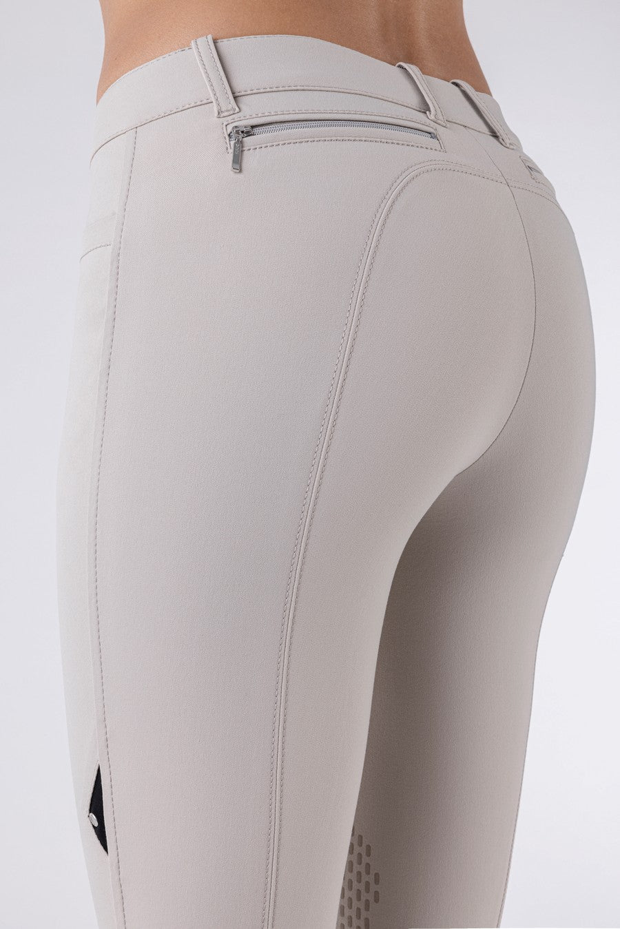 Equiline rijbroek dames knie grip Ash beige