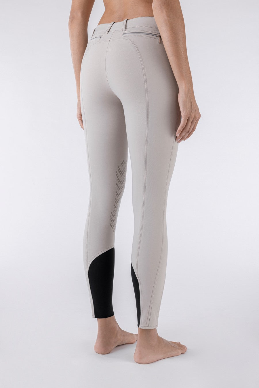 Equiline rijbroek dames knie grip Ash beige