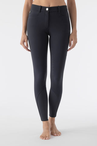 Equiline rijbroek dames full grip Ceriek navy