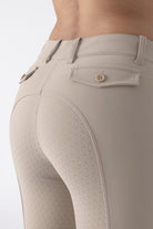 Equiline rijbroek dames full grip Ceriek beige