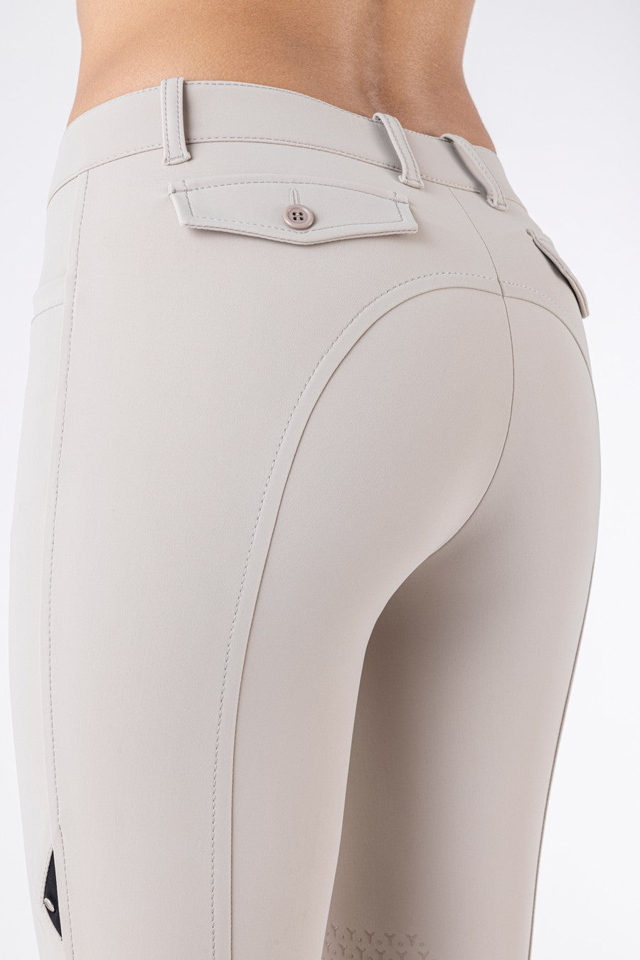 Equiline rijbroek dames knie grip Atirk beige