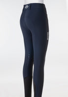 Equiline Rijbroek Dames Knie Grip Hoge Band Eqcusmakh Blauw