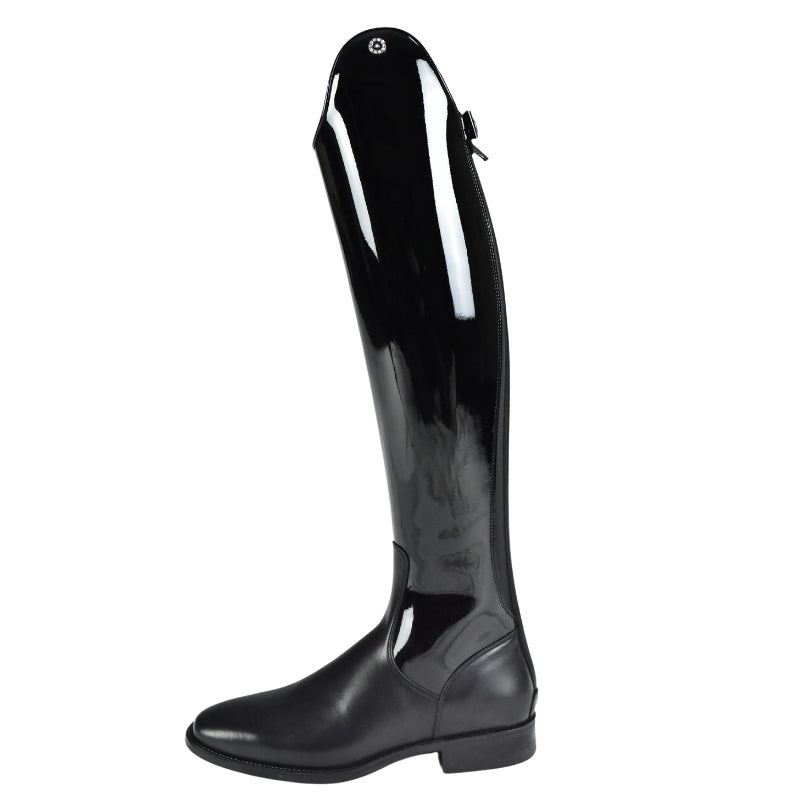 Tricolore paardrijlaarzen Puro Dress Patent Swarovski logo