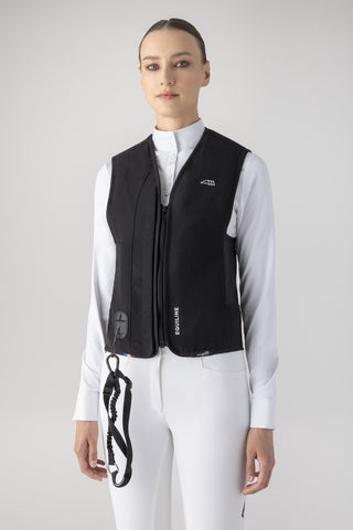 Equiline airbagvest unisex Belair Zwart