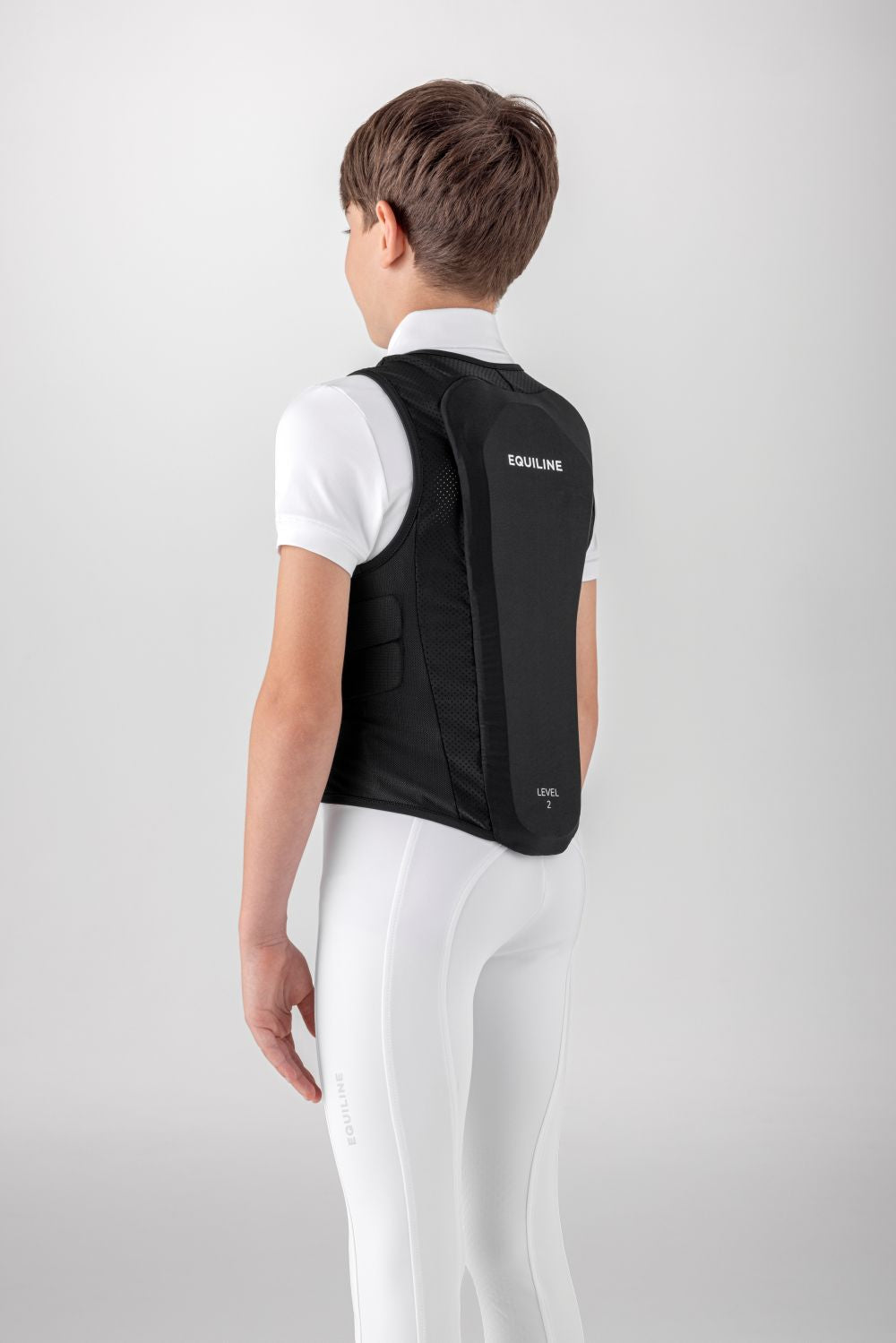 Equiline Back Protector Junior Zwart
