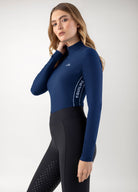 Equiline Trainingsshirt second skin dames Costa Navy
