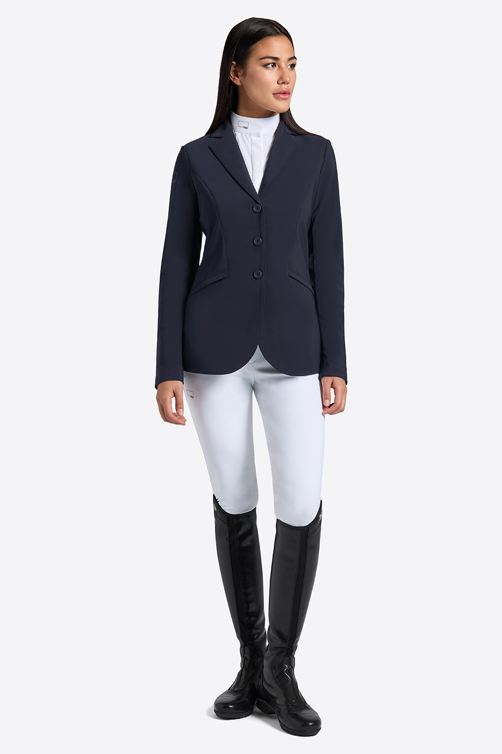 RG Wedstrijdjasje Button Dames Navy