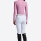 RG wedstrijdshirt Jacquard lange mouw meisjes Roze