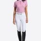 RG wedstrijdshirt Jacquard korte mouw dames Roze