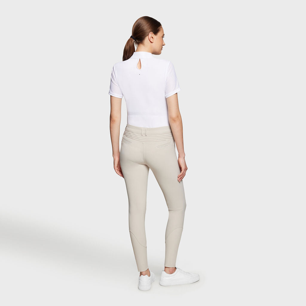 Samshield Rijbroek Knie Grip Dames Adèle Beige