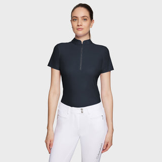 Samshield T-shirt d'entraînement à manches courtes pour femme Bruna Navy