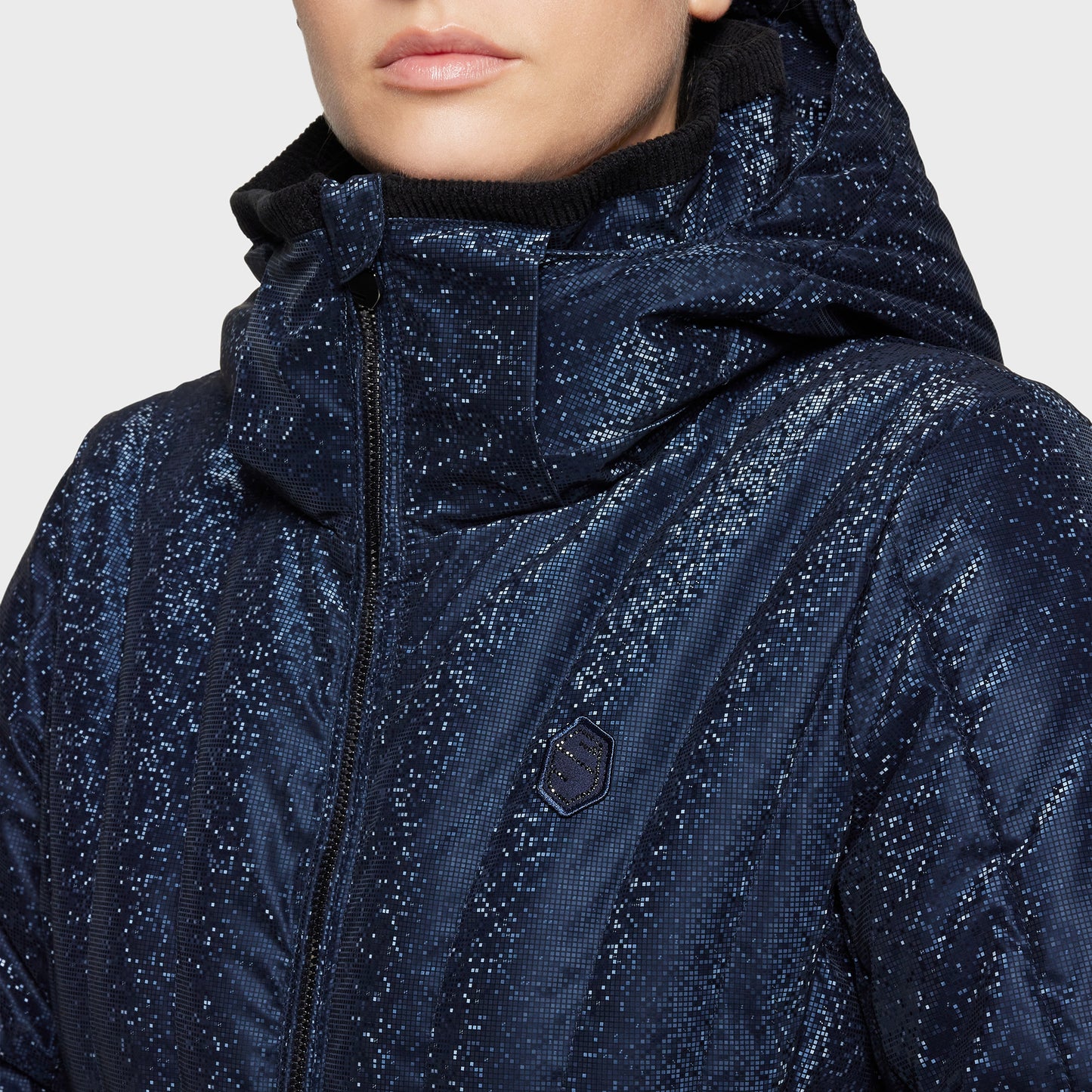 Samshield gewatteerde jas dames Courchevel Ice Navy