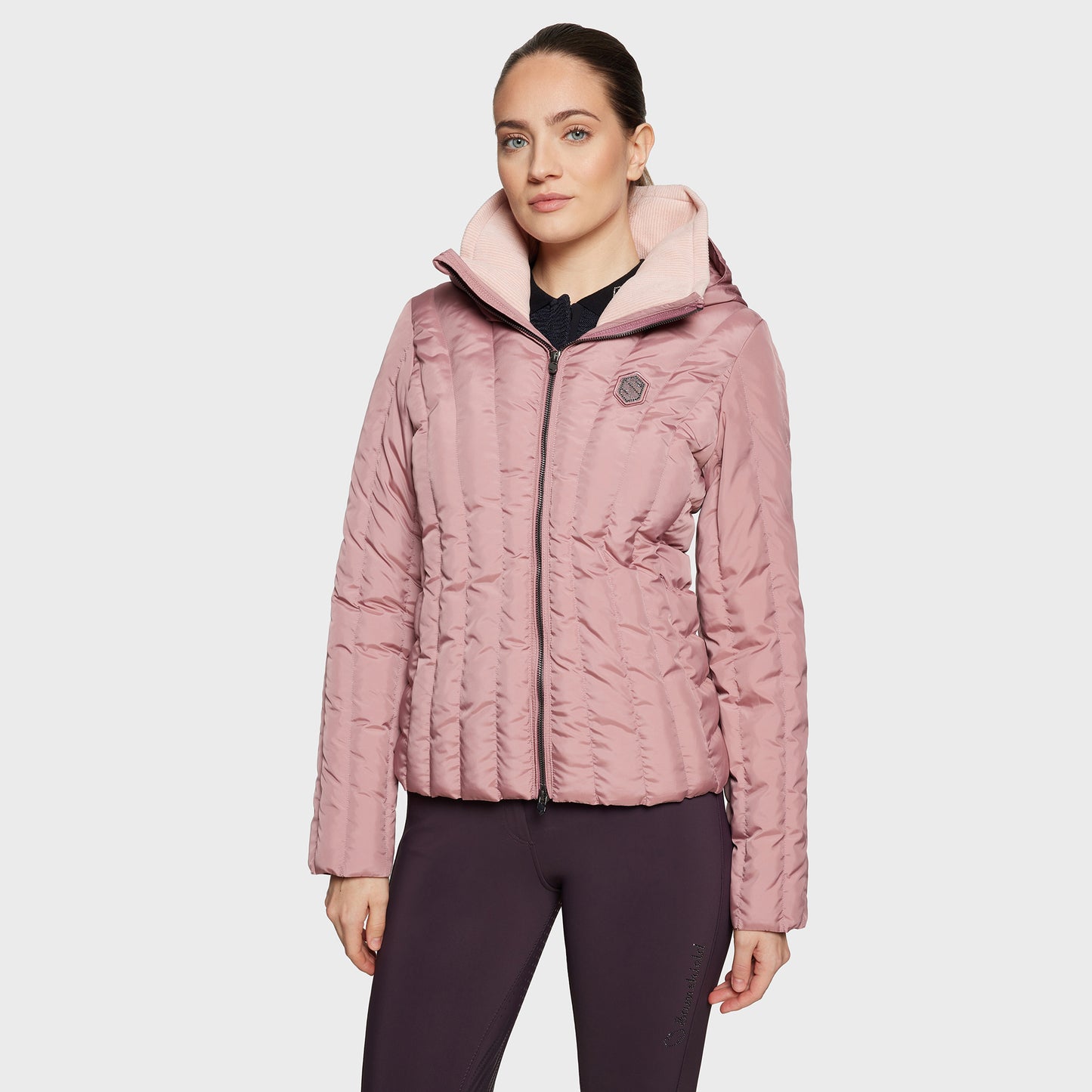 Veste matelassée Samshield pour femmes Courchevel Blush Pink