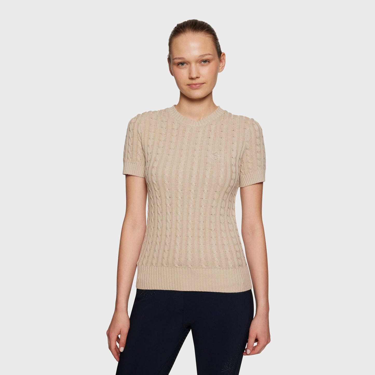 Samshield pullover korte mouwen dames Lidy Sand