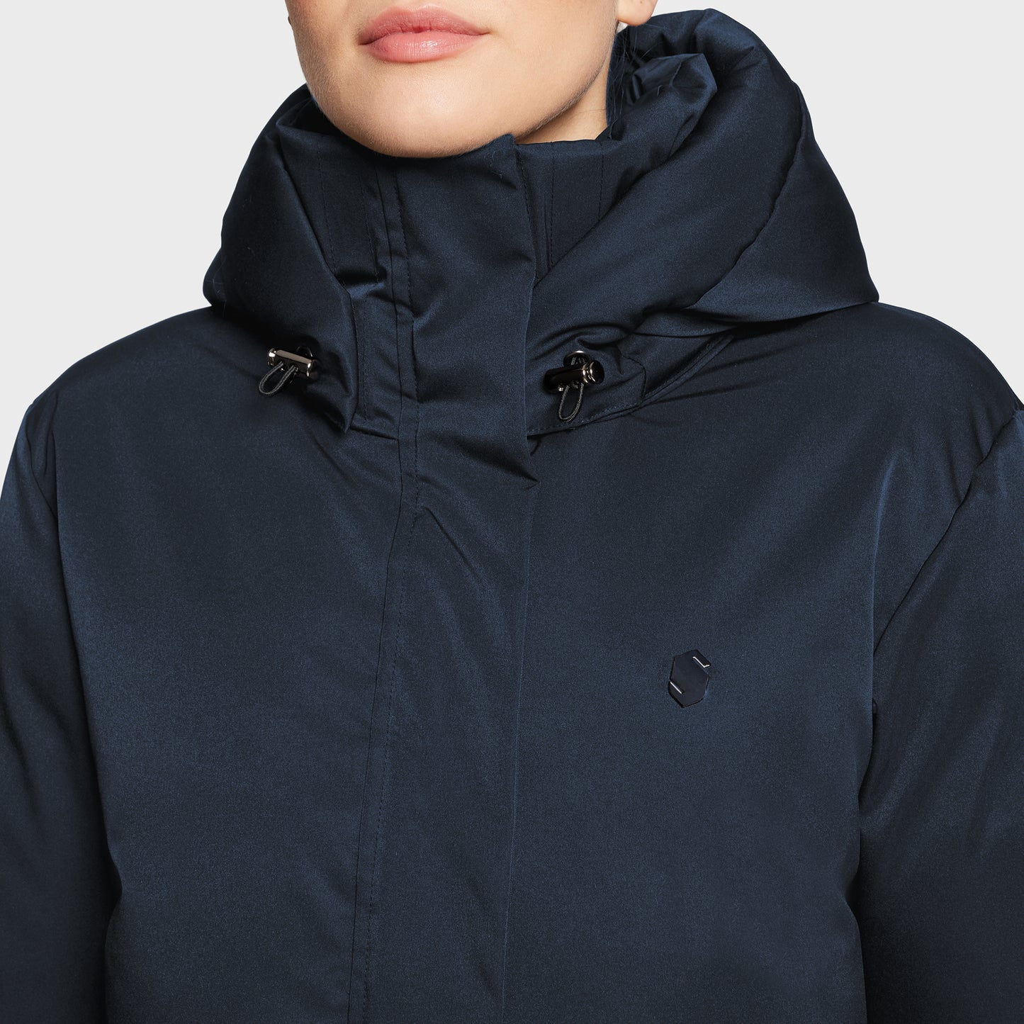 Manteau long matelassé pour femmes Samshield Melyne Navy