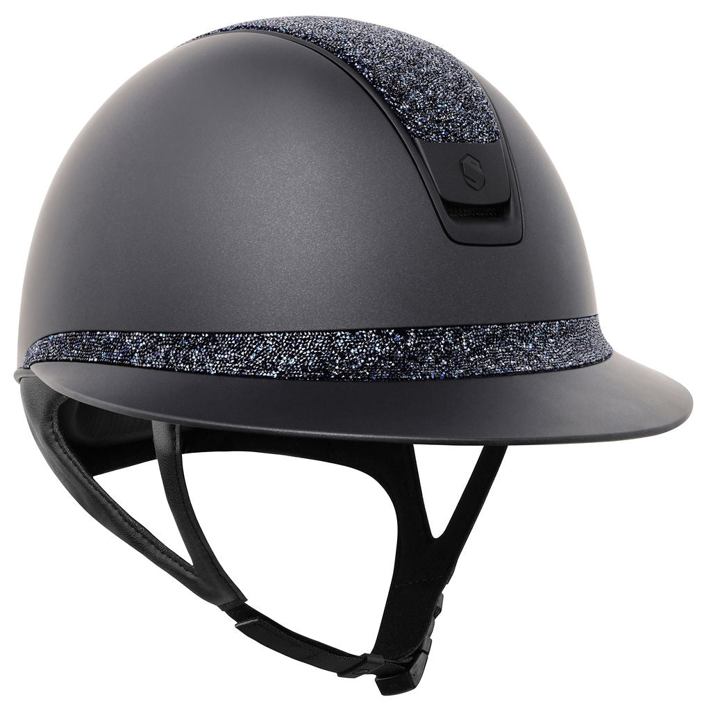 Samshield  2.0 Paardrijhelm Miss Shield Shadowmatt Ultra Fine Rock Cosmic Nights Zwart