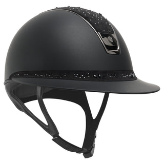 Samshield 2.0 Paardrijhelm Miss Shield Shadowmatt Crystal Bloom Zwart