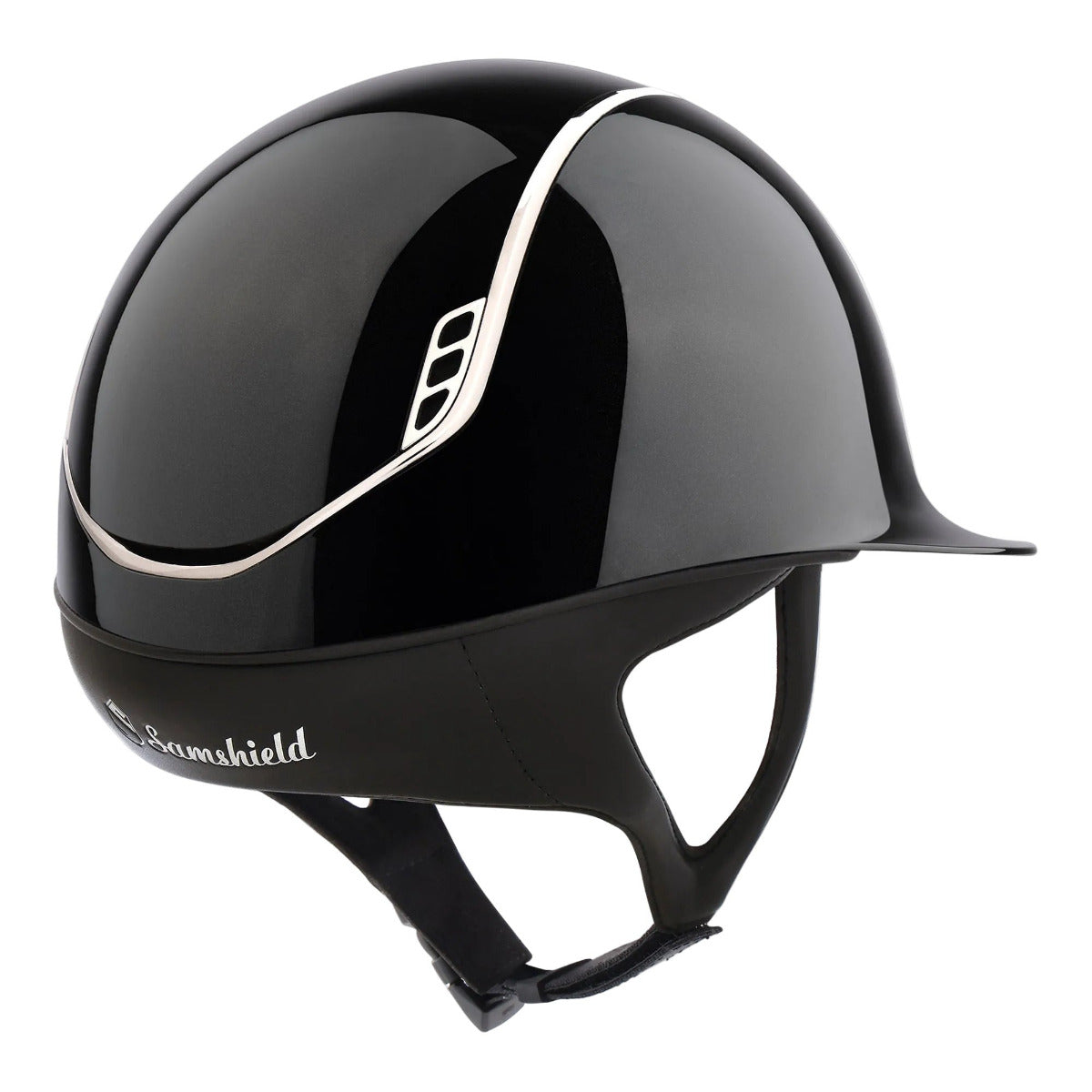 Samshield 2.0 Shadowglossy Paardrijhelm Zwart