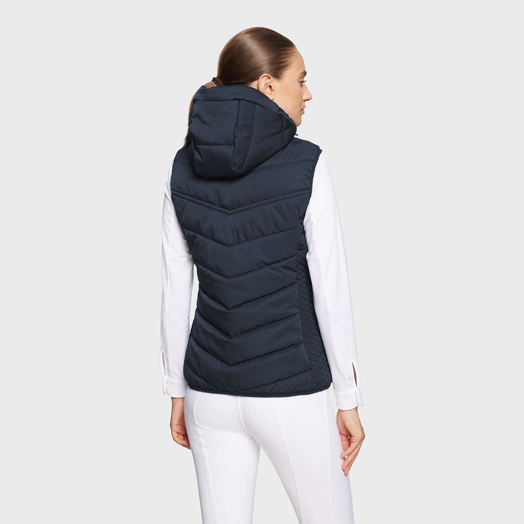 Samshield gewatteerde bodywarmer dames Val D' Isere Navy