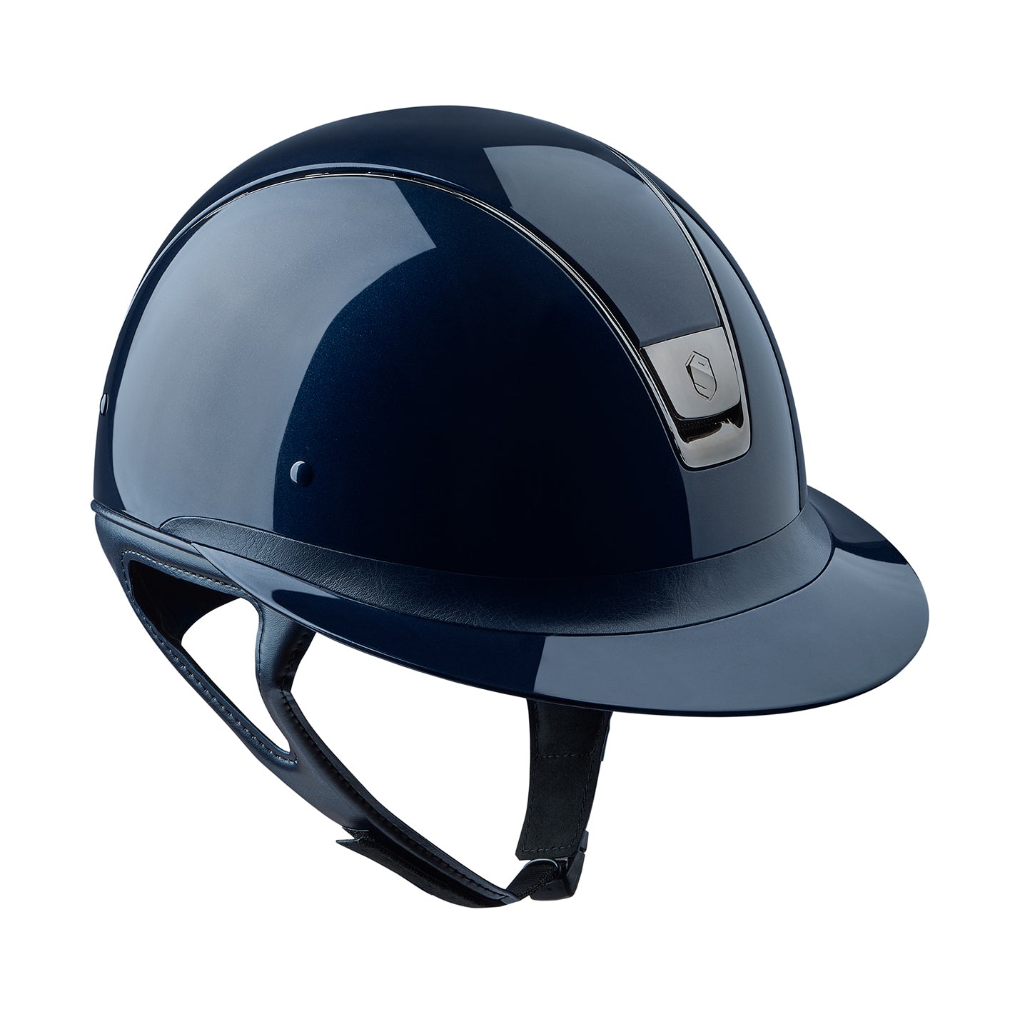 Samshield Paardrijhelm Miss Shield Shadowglossy Dressage Chinstrap Navy