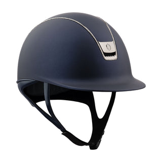 Samshield 2.0 Shadowmatt Paardrijhelm 300 Crystals Navy