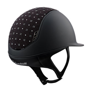 Samshield 2.0 Shadowmatt Paardrijhelm Royal Flower Zwart